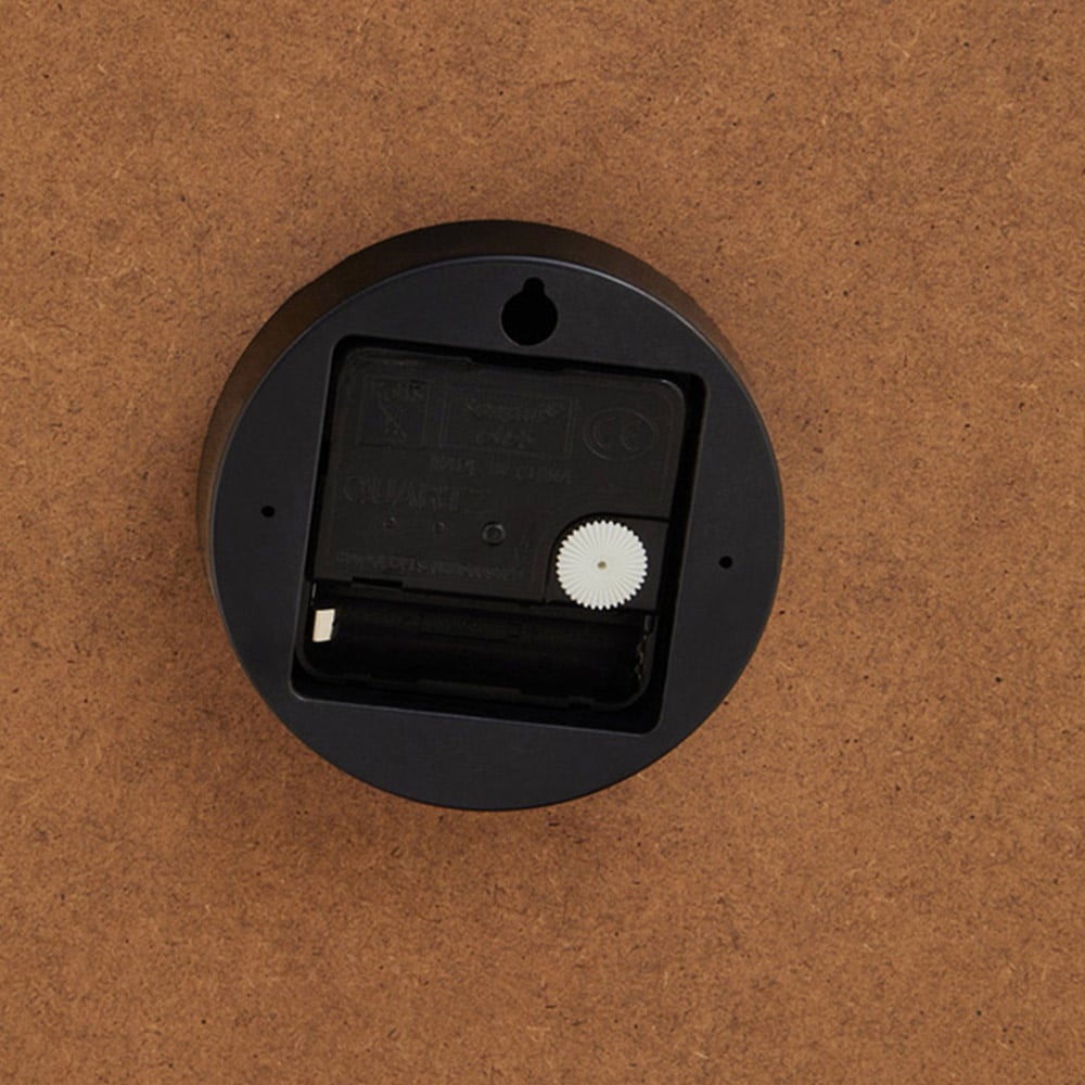 Premier Housewares Vitus Grey Round Wall Clock 50cm Image 6