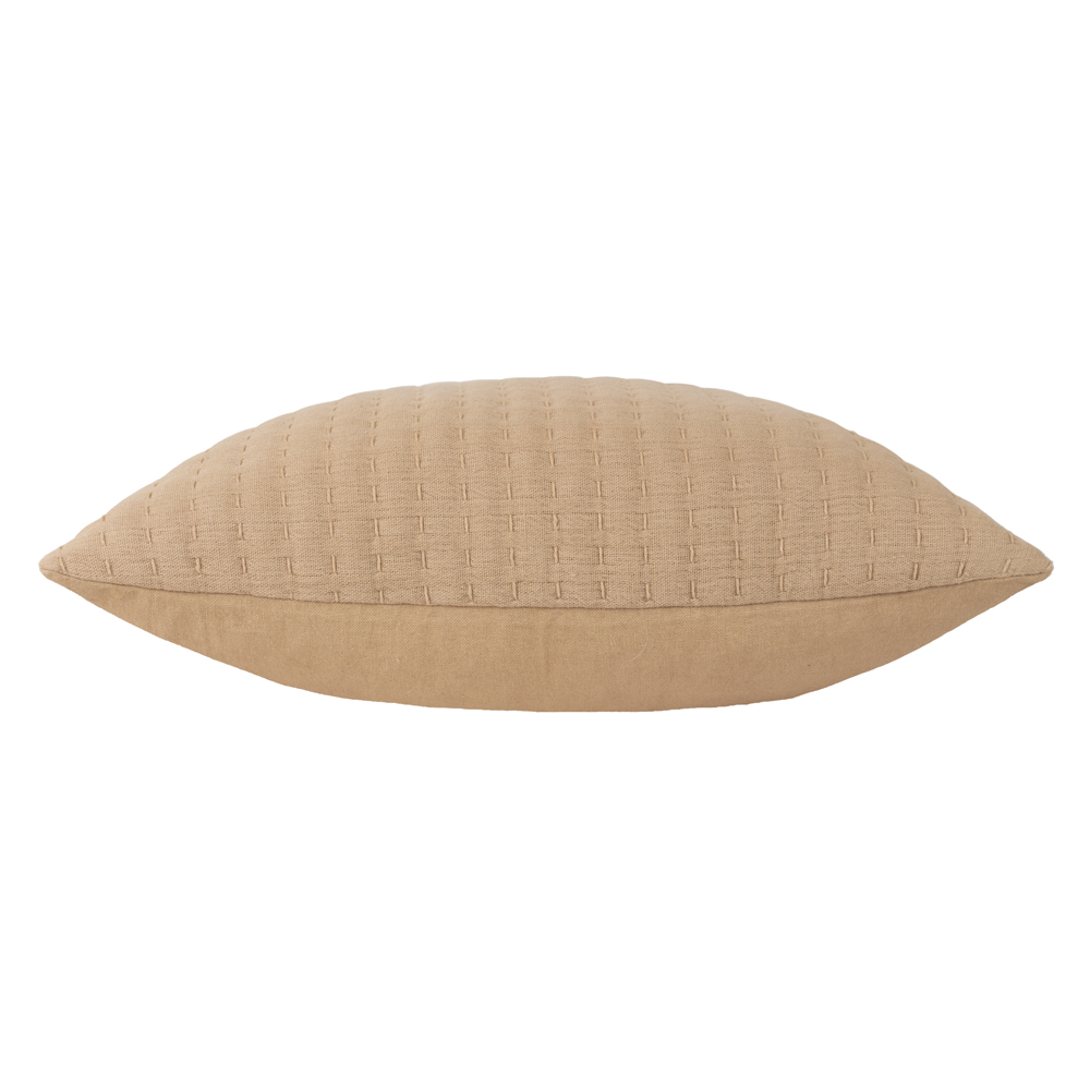 Yard Hush Taupe Cotton Linear Cushion Image 5