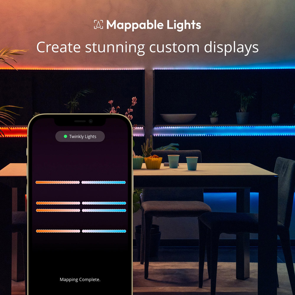 Twinkly Line 100 RGB LED Smart Light Strip Extension Kit 1.5m Image 4