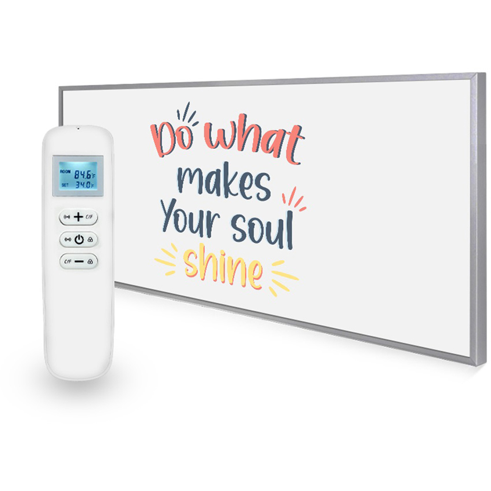 Mirrorstone Nexus Do What Makes Your Soul Shine Wi-Fi Infrared Heating Panel 700W 595 x 1195mm Image 2
