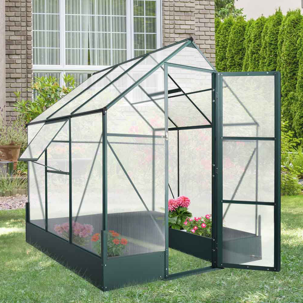 Outsunny Walk-in Greenhouse 6 x 6ft Image 3