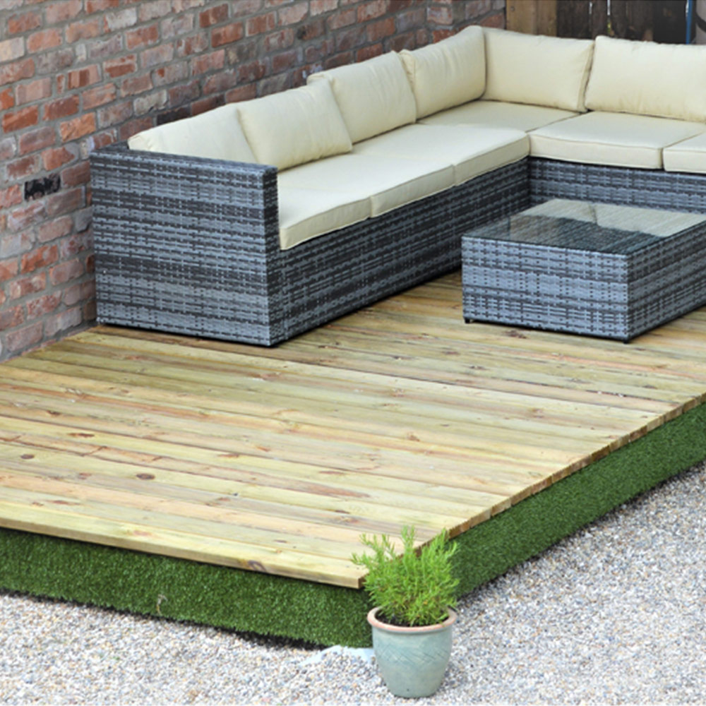 Swift Foundations Swift Deck Complete Garden Decking Kit 2.4 x 7.0m Image 3