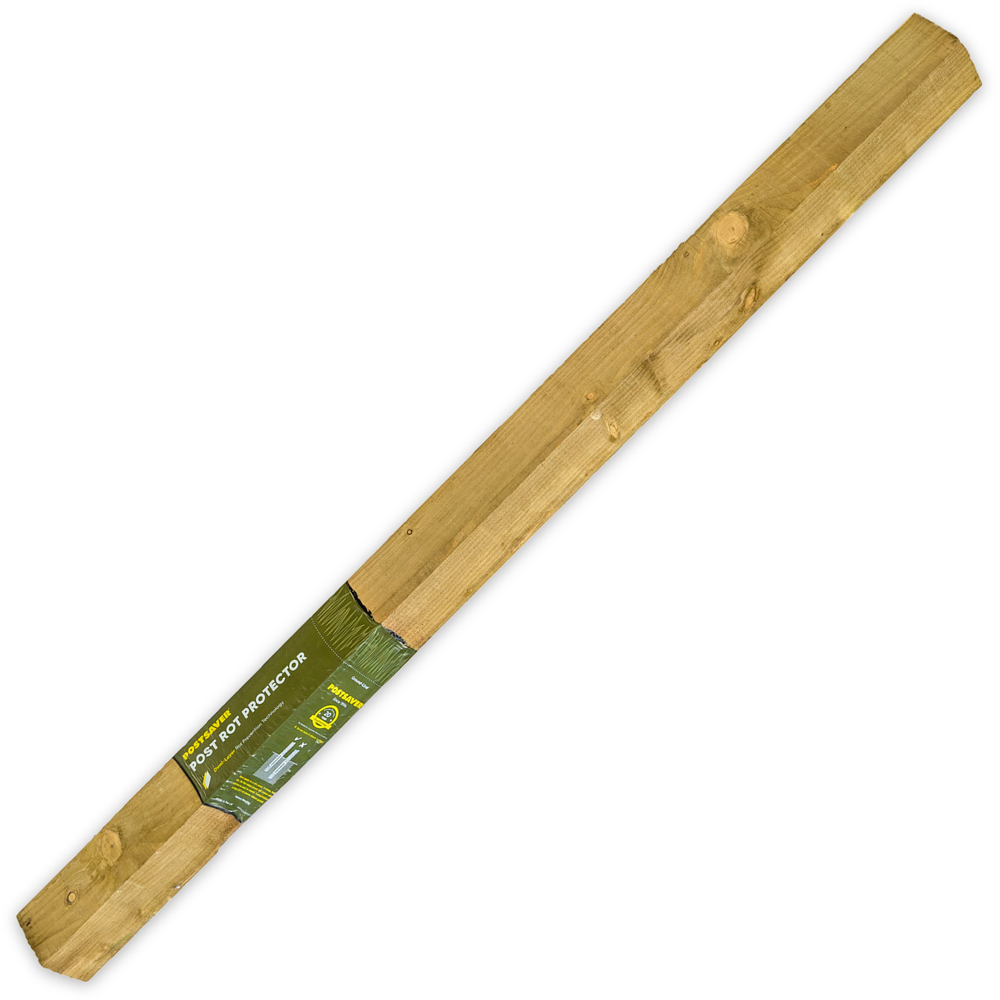 Postsaver Pro-Post 6ft 2 Pack UC4 Treated Wooden Fence Post 4 x 4 inch Image 2
