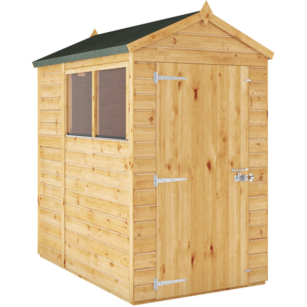 Mercia Woodsman 6 x 4ft Shiplap Apex Shed Image 1