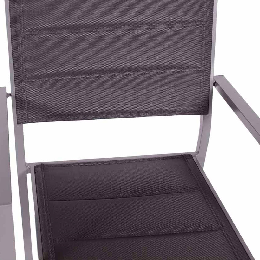 Royalcraft Sorrento 6 Seater Dining Set Black Image 7