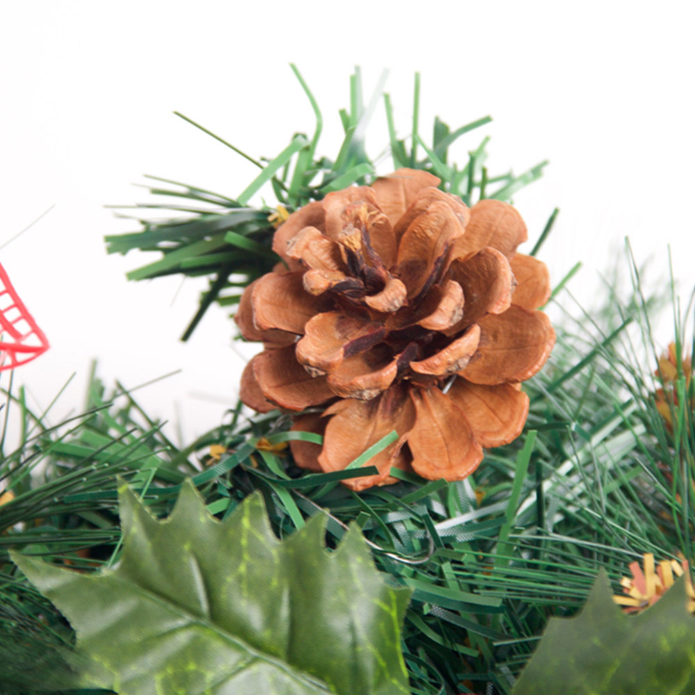 Best Artificial Red Christmas Garland 270cm Image 4