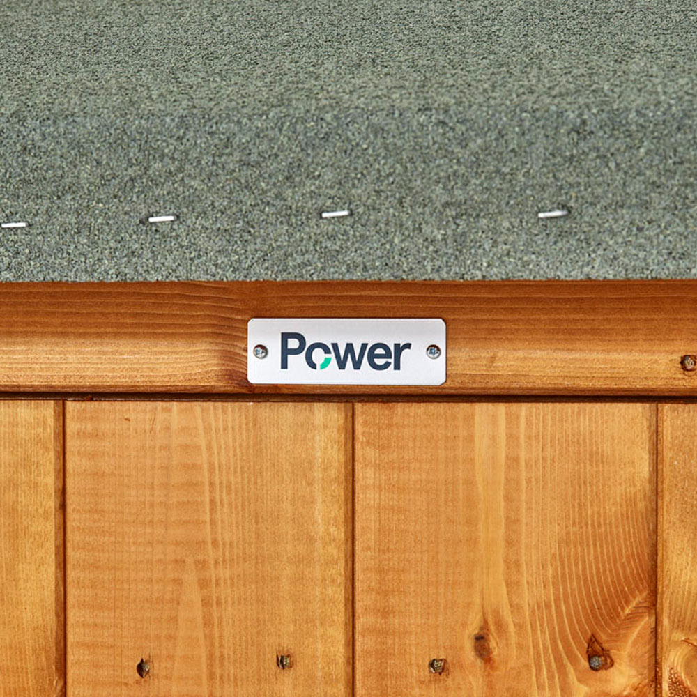 Power Sheds 12 x 8ft Double Door Apex Traditional Summerhouse Image 3