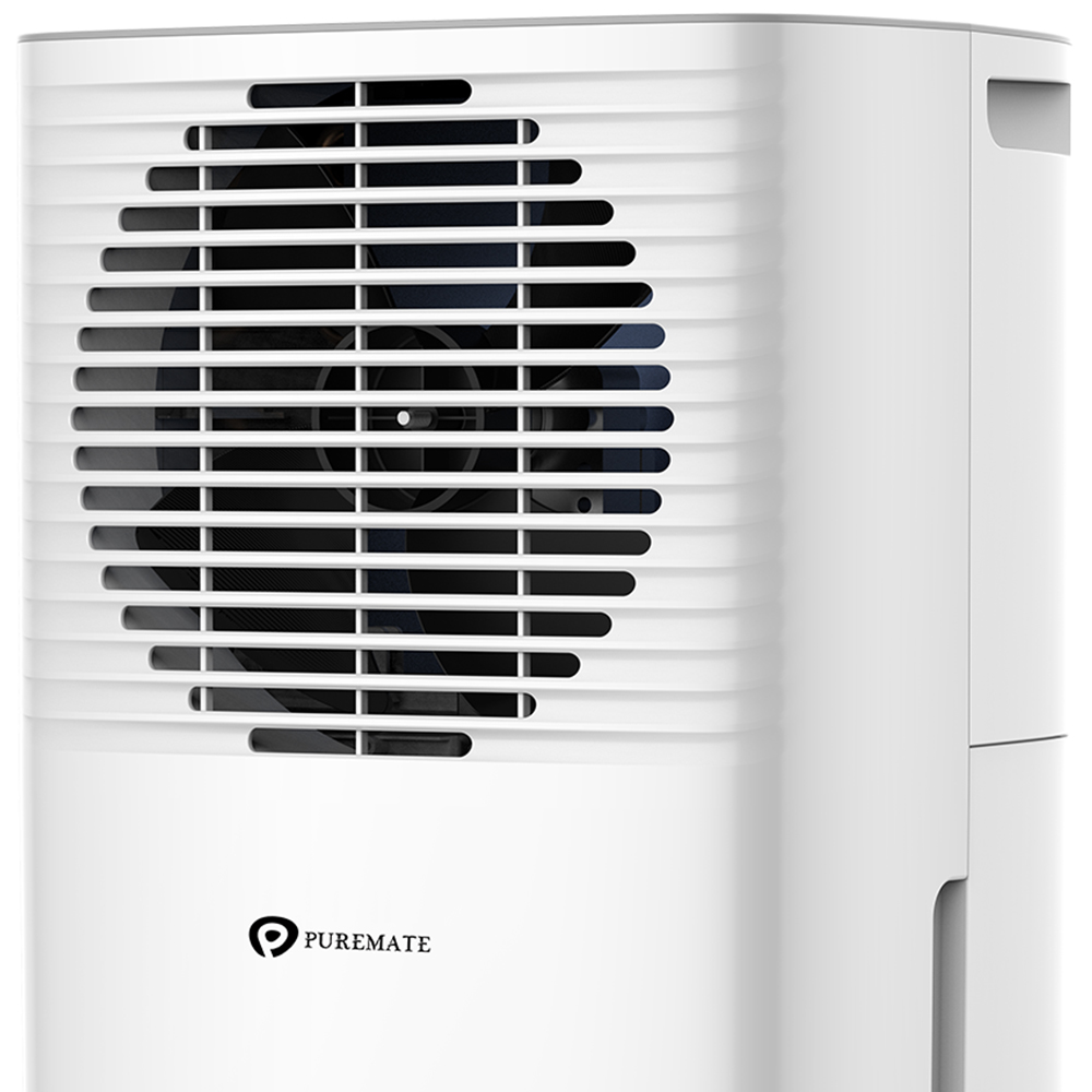 PureMate White Dehumidifier with Continuous Drainage Hose 10L Image 2