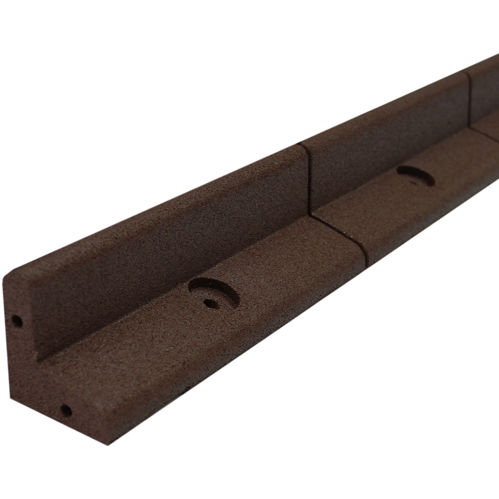 MonsterShop 4 x 1.2m Brown Flexible Lawn Edging Image 3