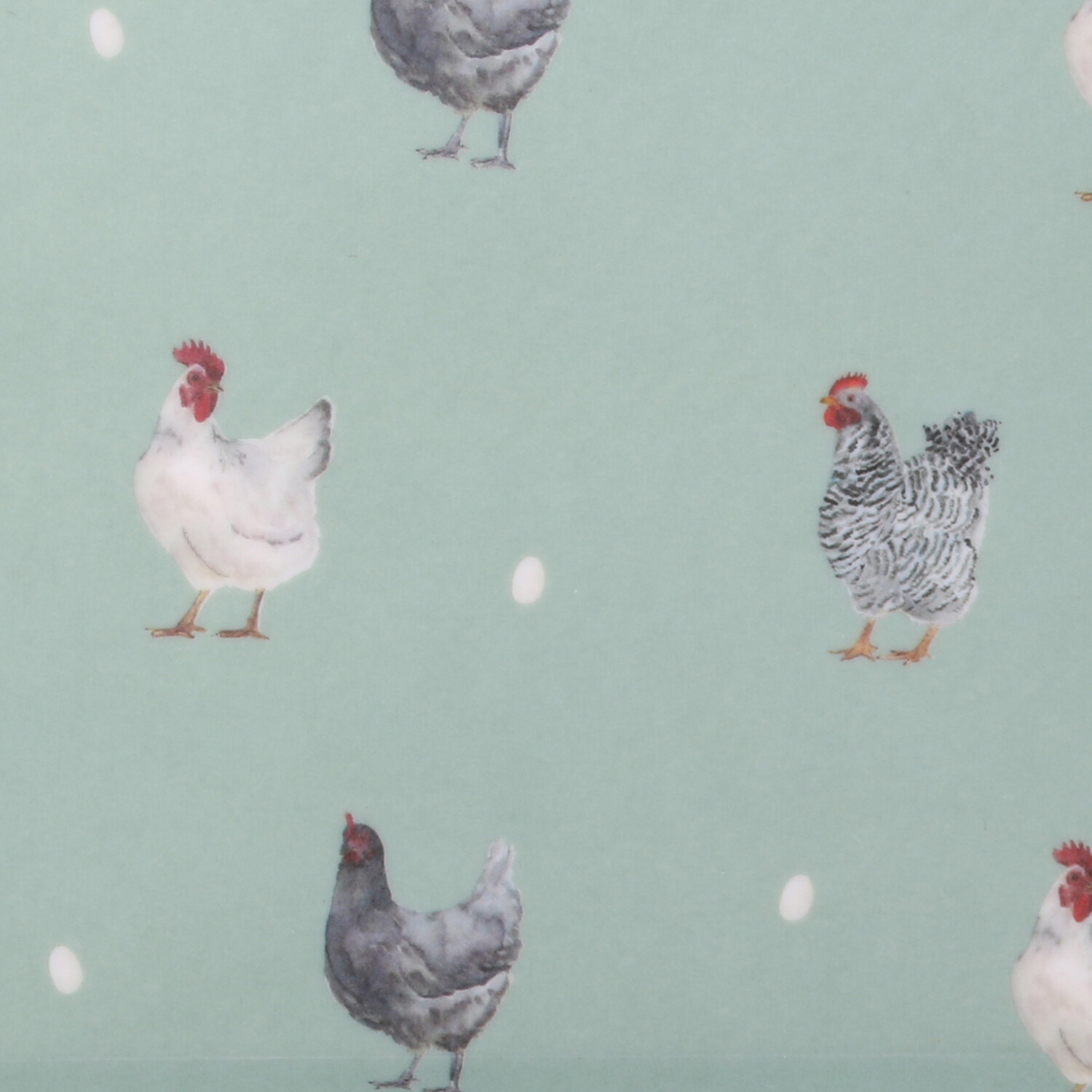 Farm Chickens Tray - Blue / Mini Trinket Tray Image 3