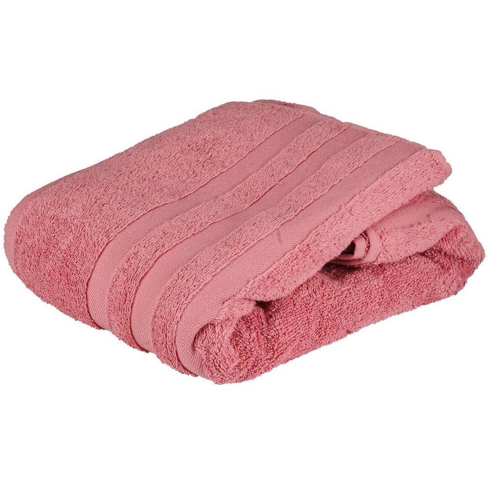 Turkish Cotton Rosa Terry Dobby Bath Towel Image