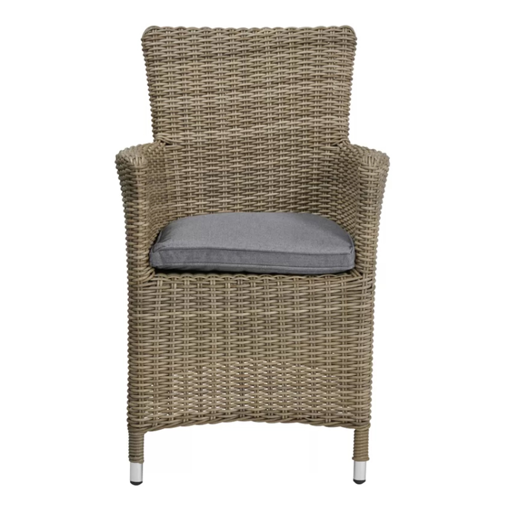 Royalcraft Wentworth Rattan 6 Seater Round Carver Dining Set Image 4