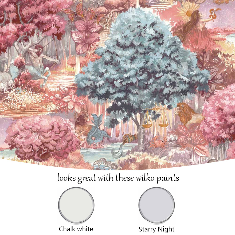 Holden Decor Astrology Pink Wallpaper Image 4