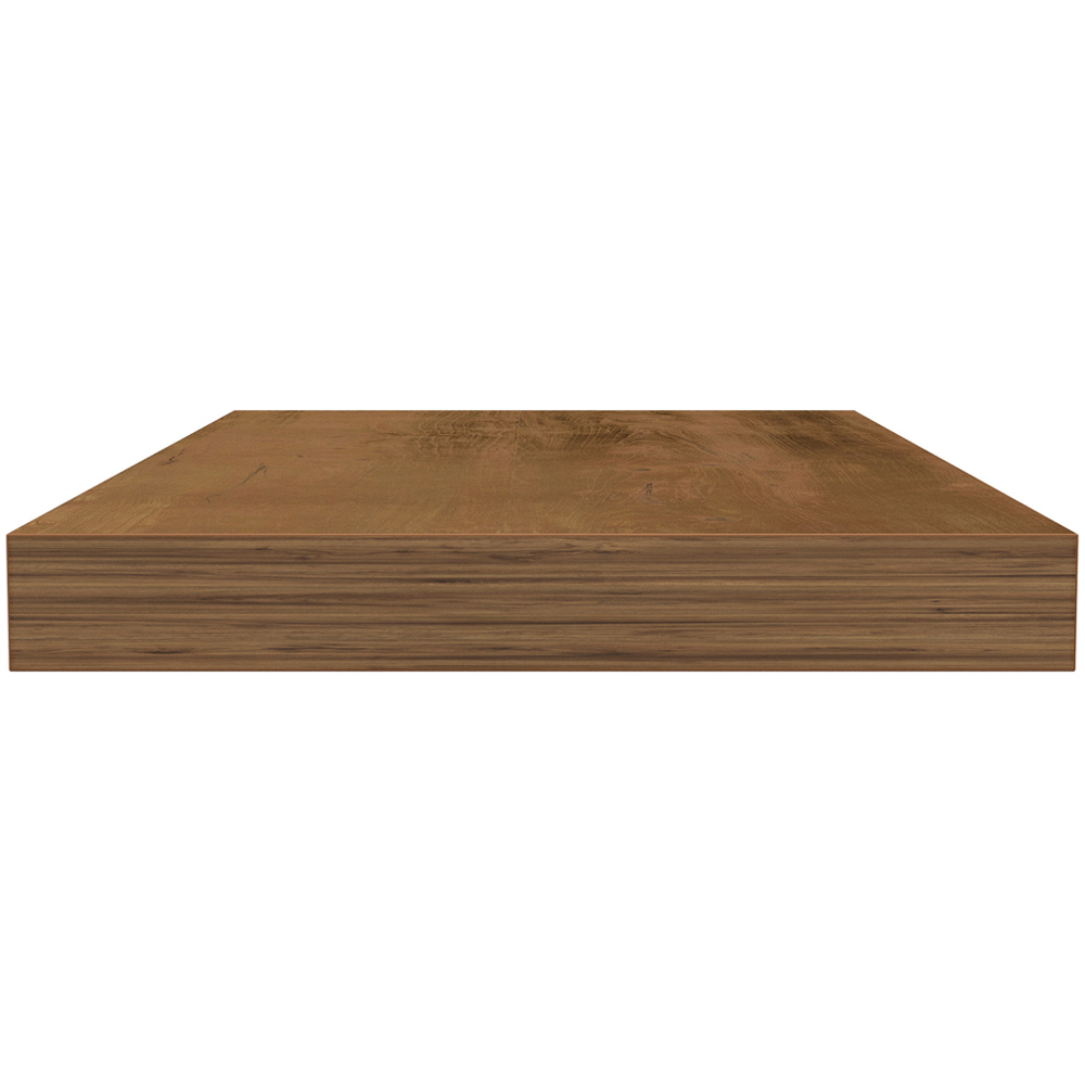 Homebase 60cm Mango Wood Effect Floating Shelf 2 Pack Image 5