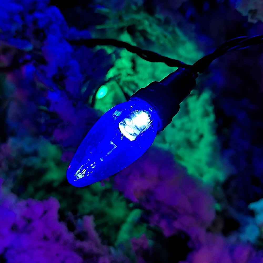 Samuel Alexander 120 Multicolour LED Bulb Multi-Function Black Festoon Light 12m Image 5