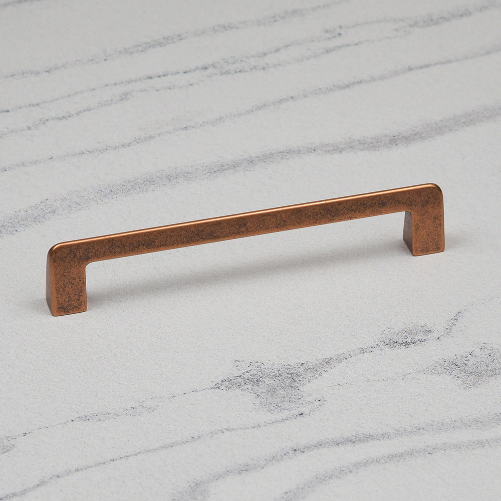 Handle & Home Antique Copper D-Bar Handle 160mm Image 3