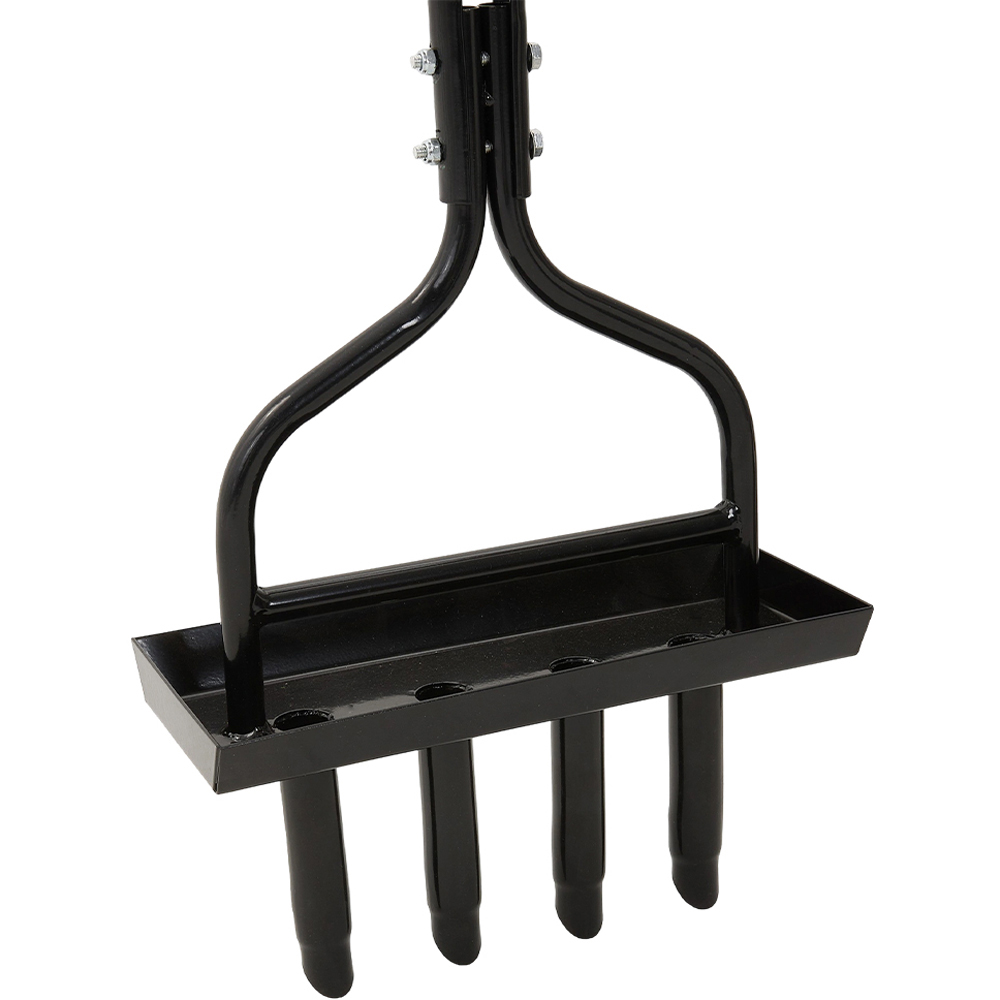 Living and Home Rust Resistant Lawn Aerator with Soil Core Storage Tray Image 5