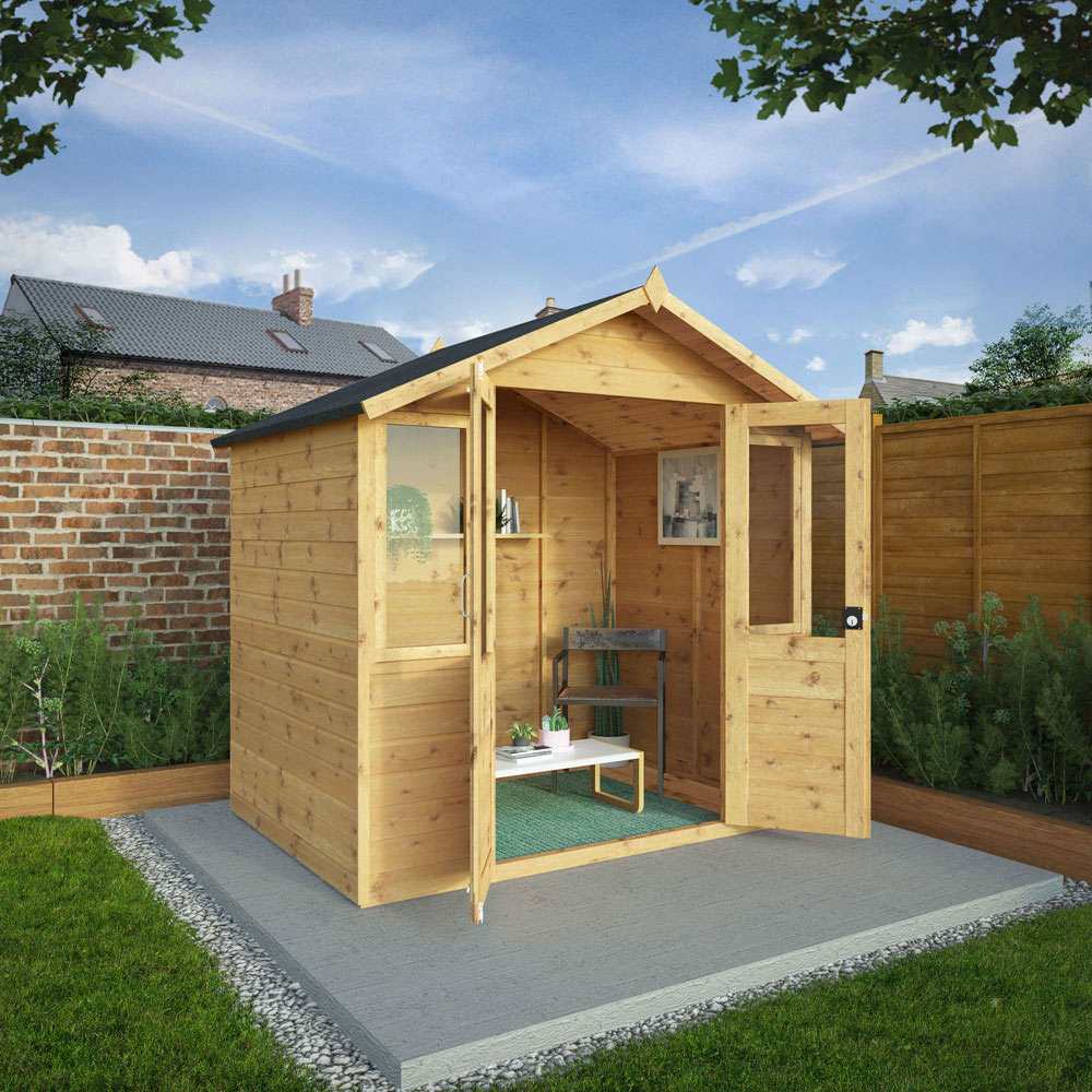 Mercia 7 x 5ft Double Door Traditional Summerhouse Image 2