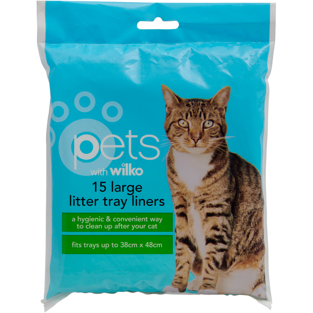 Wilko Cat Litter Tray Liners 15 Pack Image