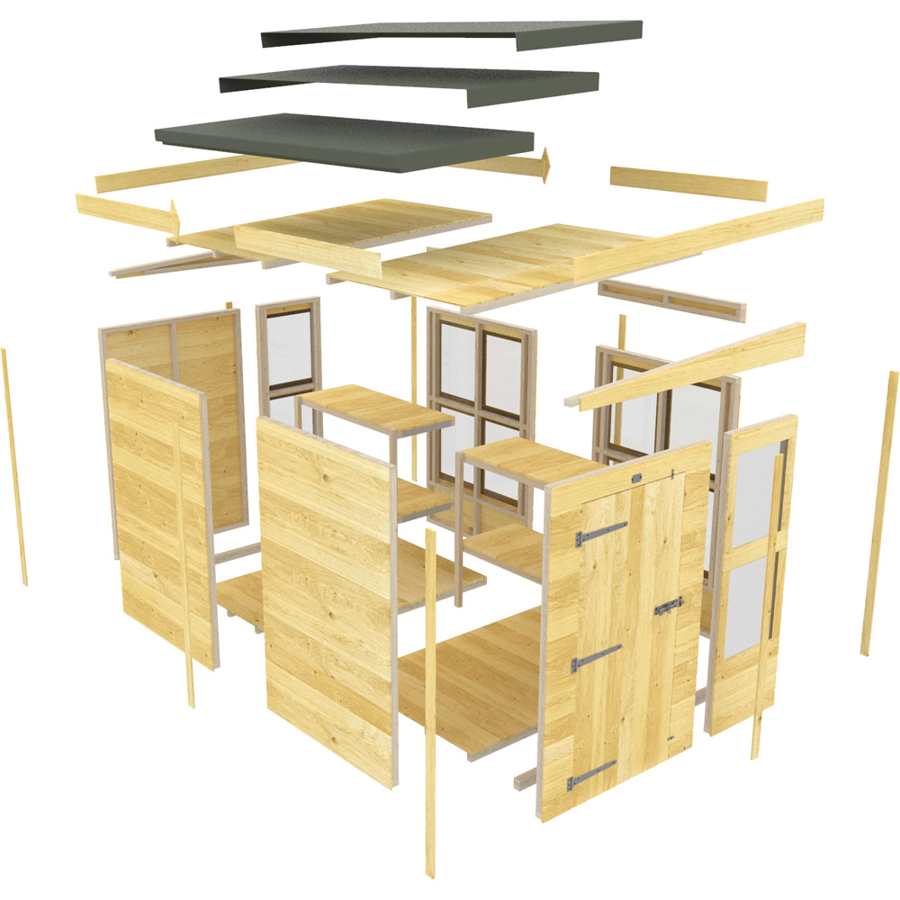 DIY Sheds 6 x 4ft Tongue and Groove Timber Apex Potting Shed Image 3