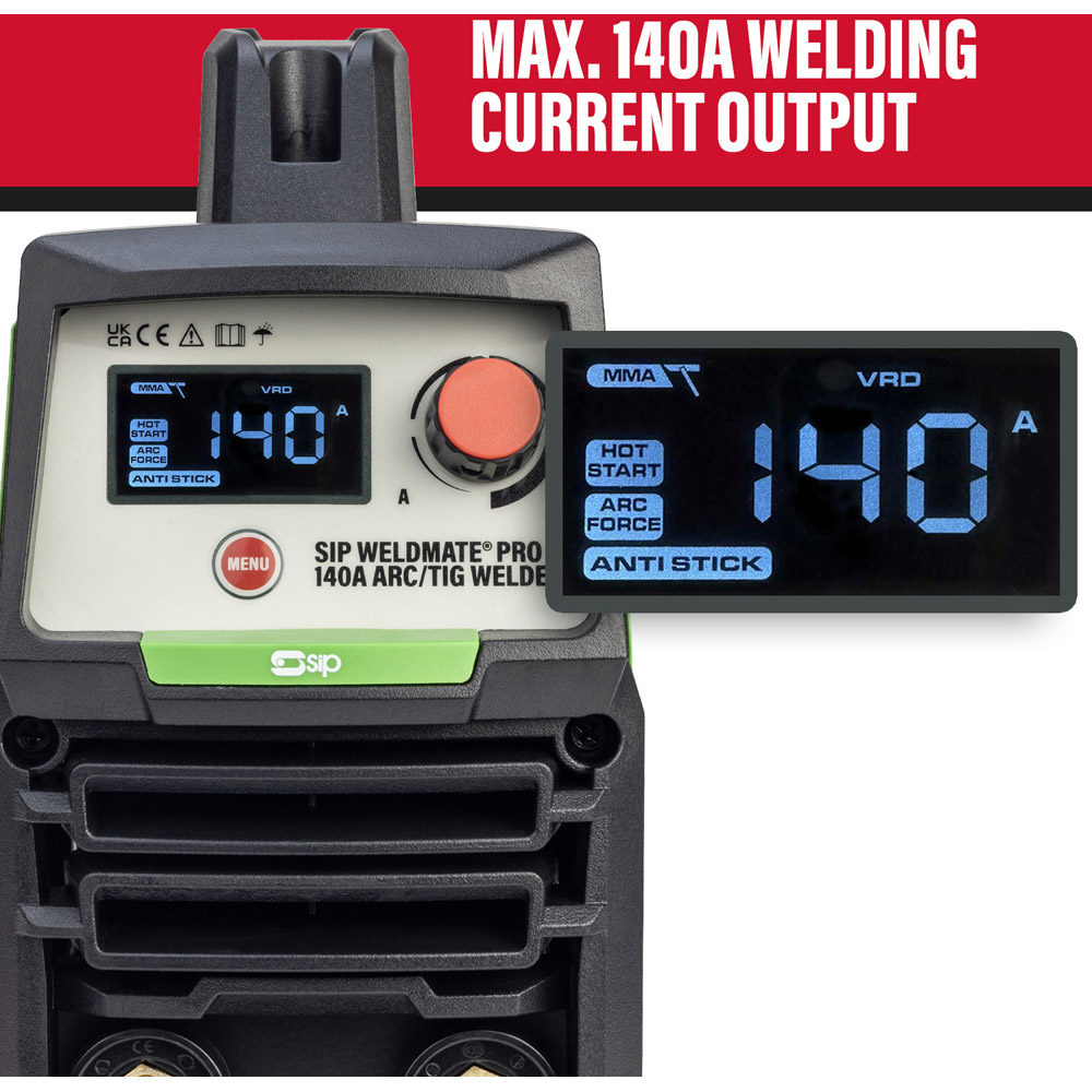 SIP Weldmate Pro 5690 ARC and TIG Welder 140A Image 7
