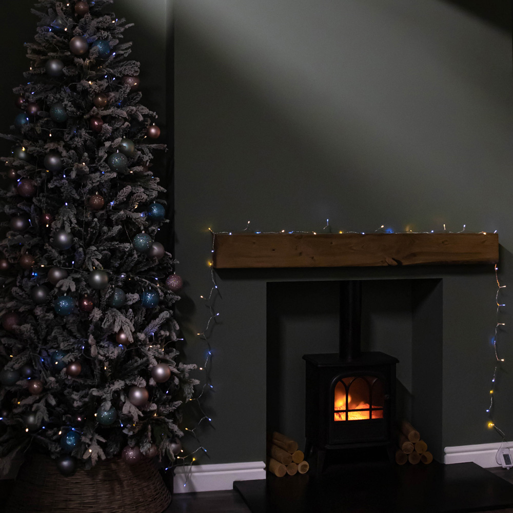 Samuel Alexander 200 Cool and Warm White LED Multi-Function Clear String Light 20m Image 4