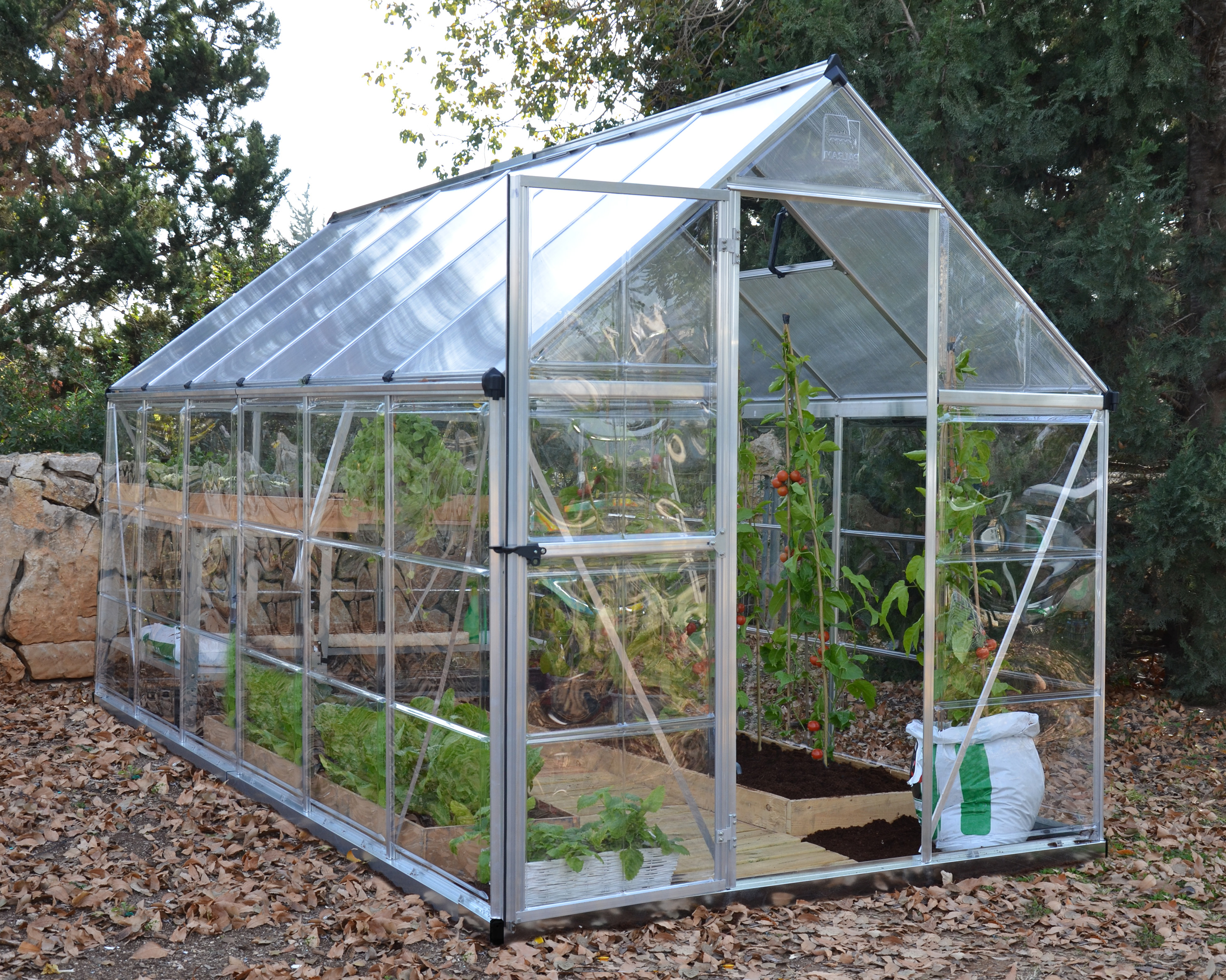 Palram Hybrid Silver 6 x 12ft Greenhouse Image 5