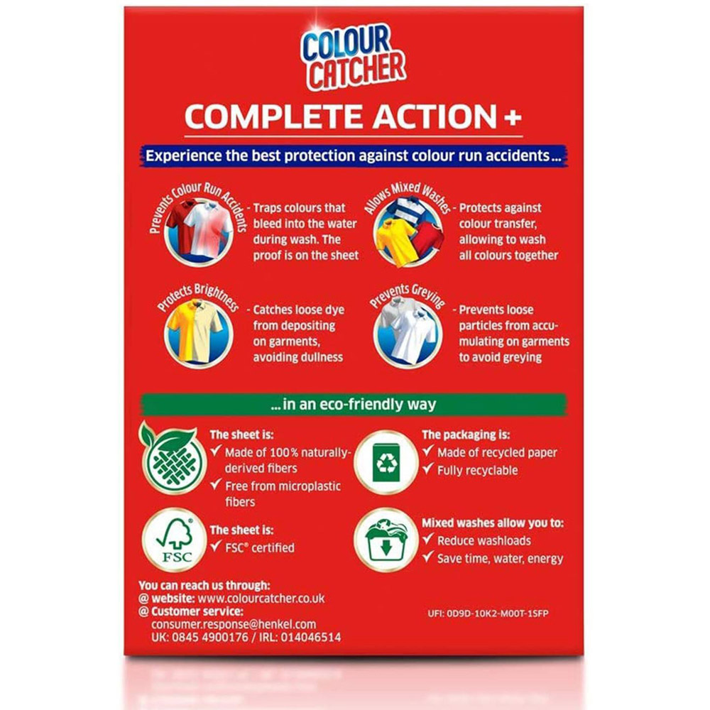 Dylon Colour Catcher Complete Action Laundry Sheet 80 Pack Image 3
