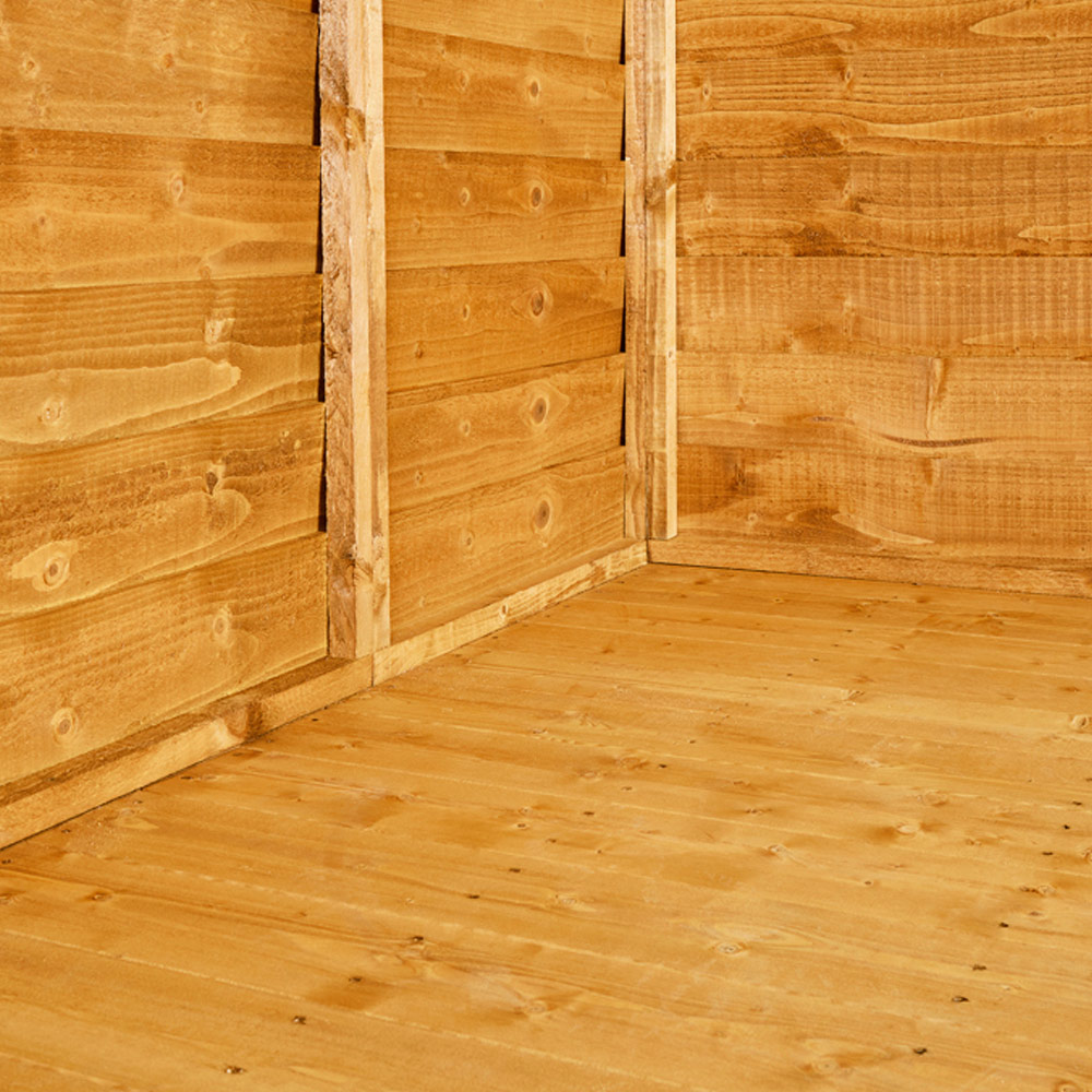 Power Sheds 16 x 4ft Double Door Overlap Apex Wooden Shed Image 4