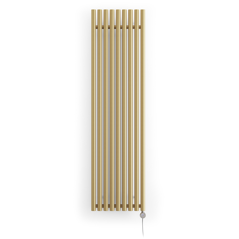 Terma Rolo Room Brass Electric Radiator Bluetooth 1000W 1800 x 480mm Image 3