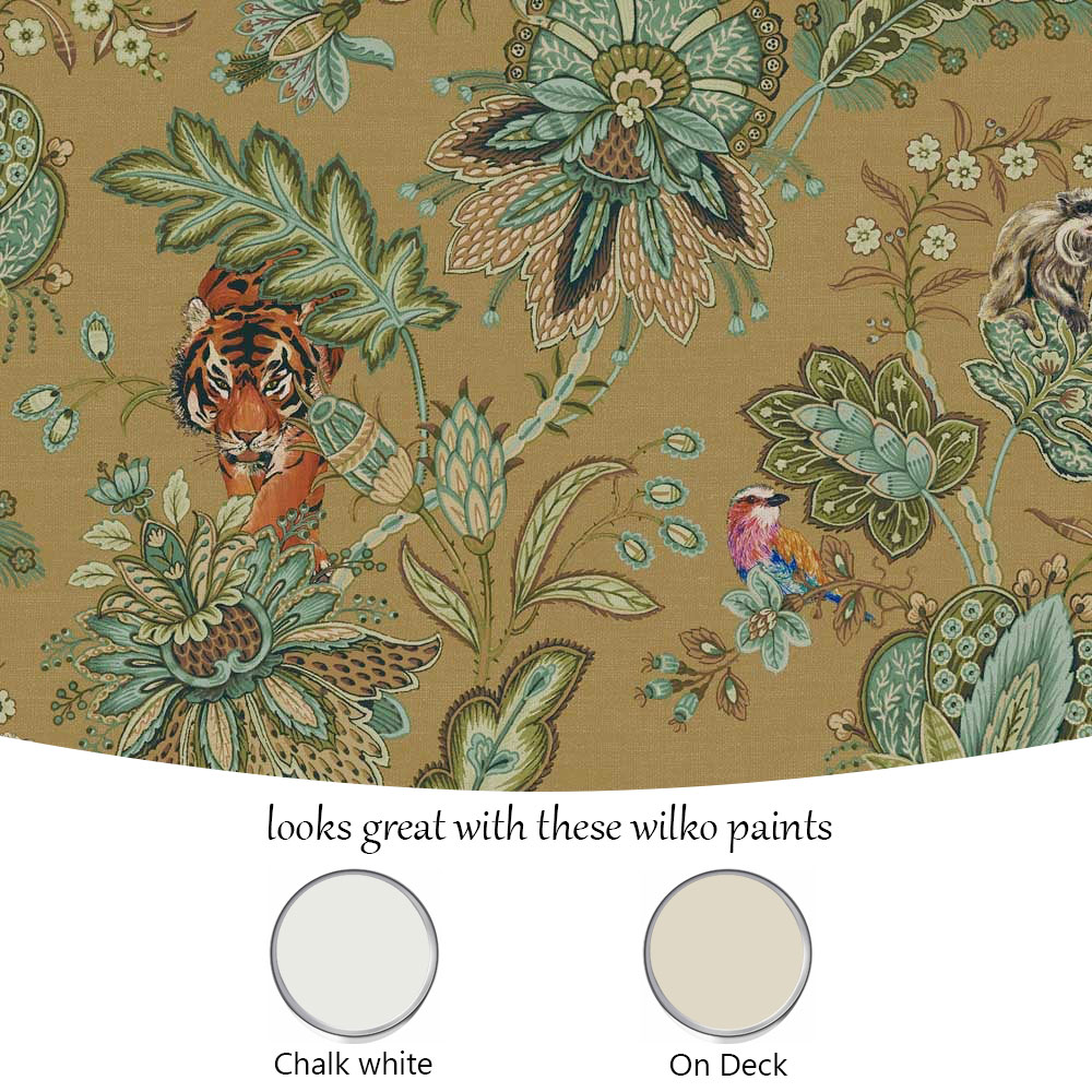 Holden Decor Animal Jacobean Ochre Wallpaper Image 3