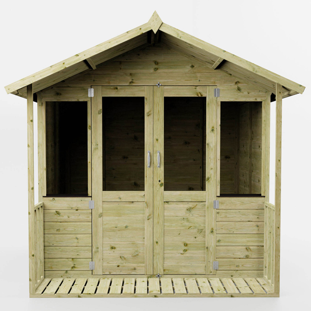 Mercia 7 x 7ft Double Door Traditional Summerhouse Image 4