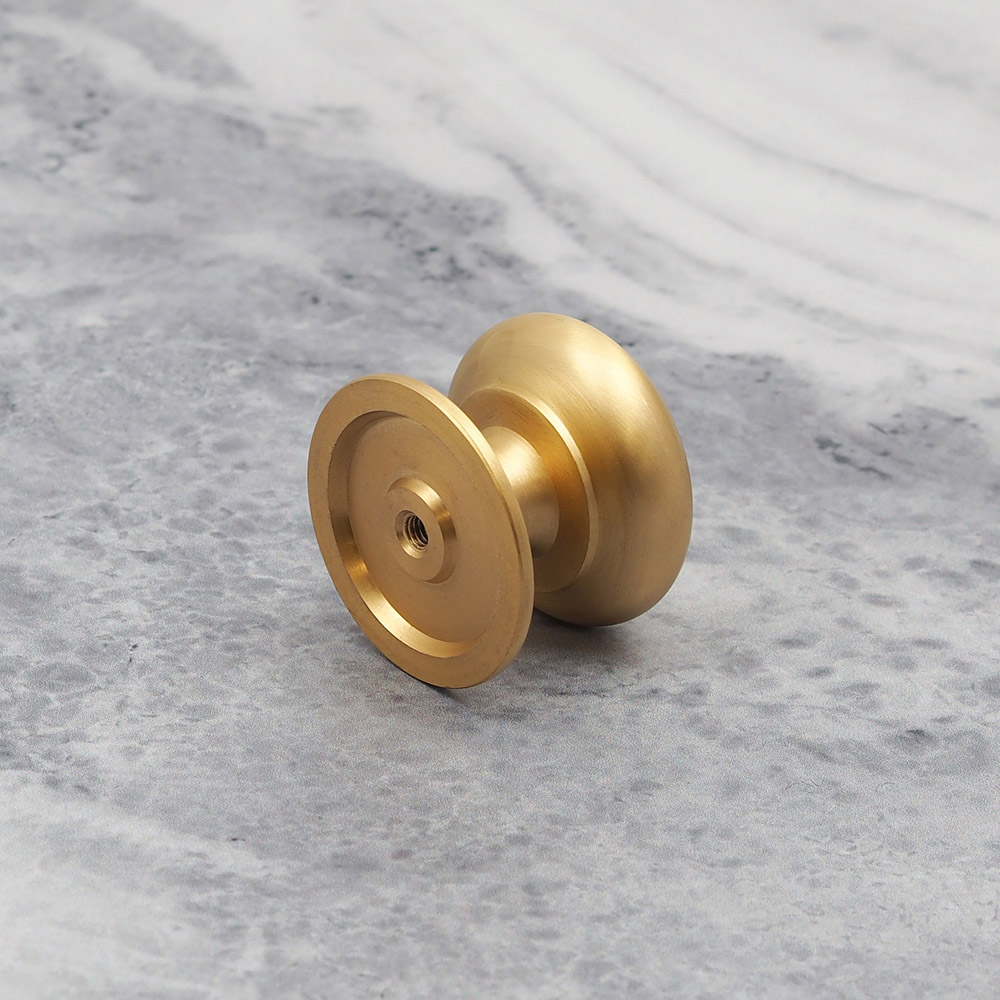 Handle & Home Satin Brass Knob 38mm Image 5