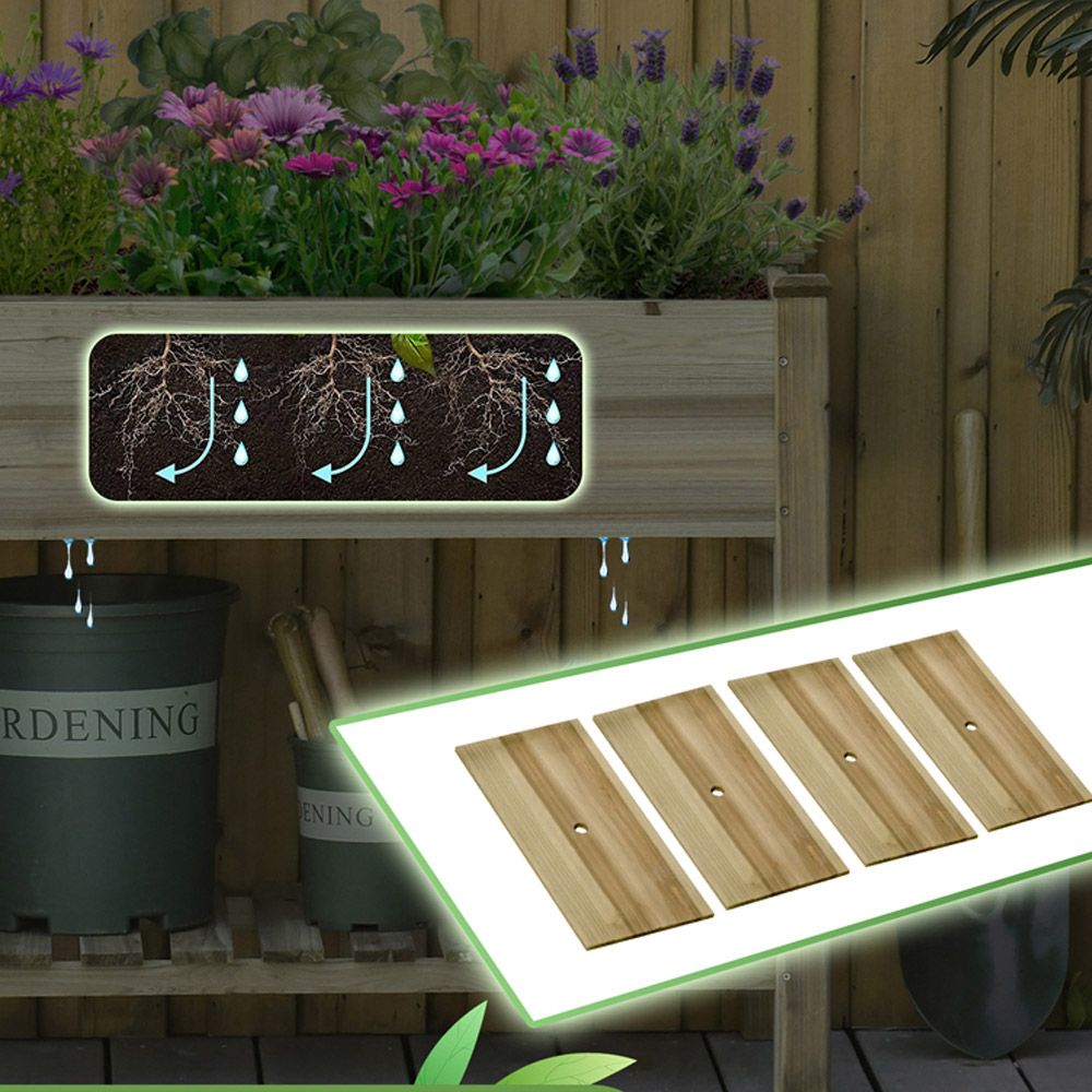 Outsunny Raisesd Garden Bed with Legs Image 7