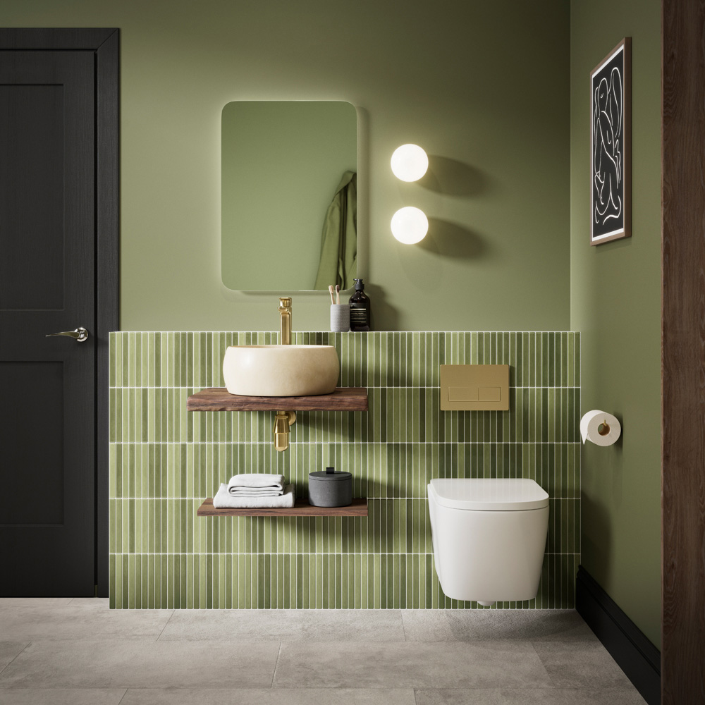 Homebase Basins Bathstore Brushed Brass Unslotted Mushroom Basin Waste 66mm | Homebase