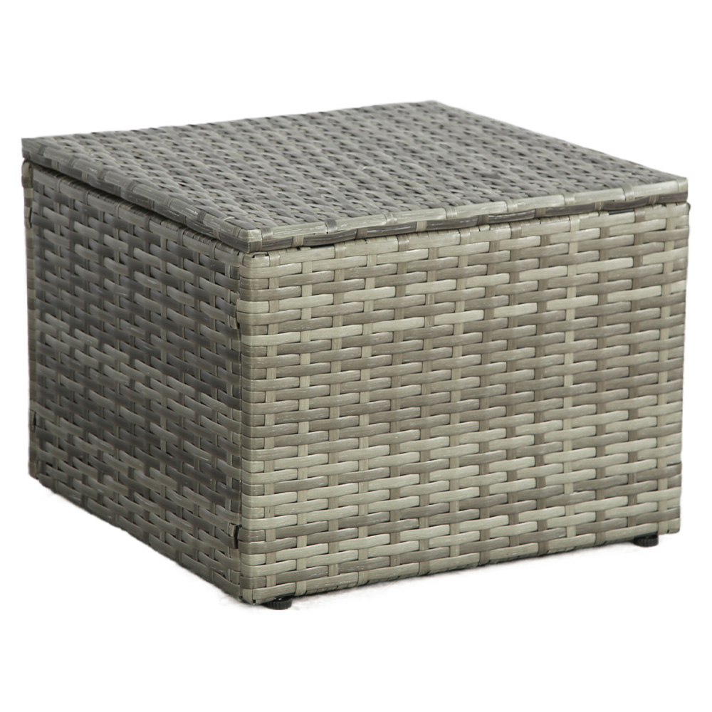 Home Garden Direct Pelias 8 Seater Rattan Corner Sofa Set with Rising Table Image 4