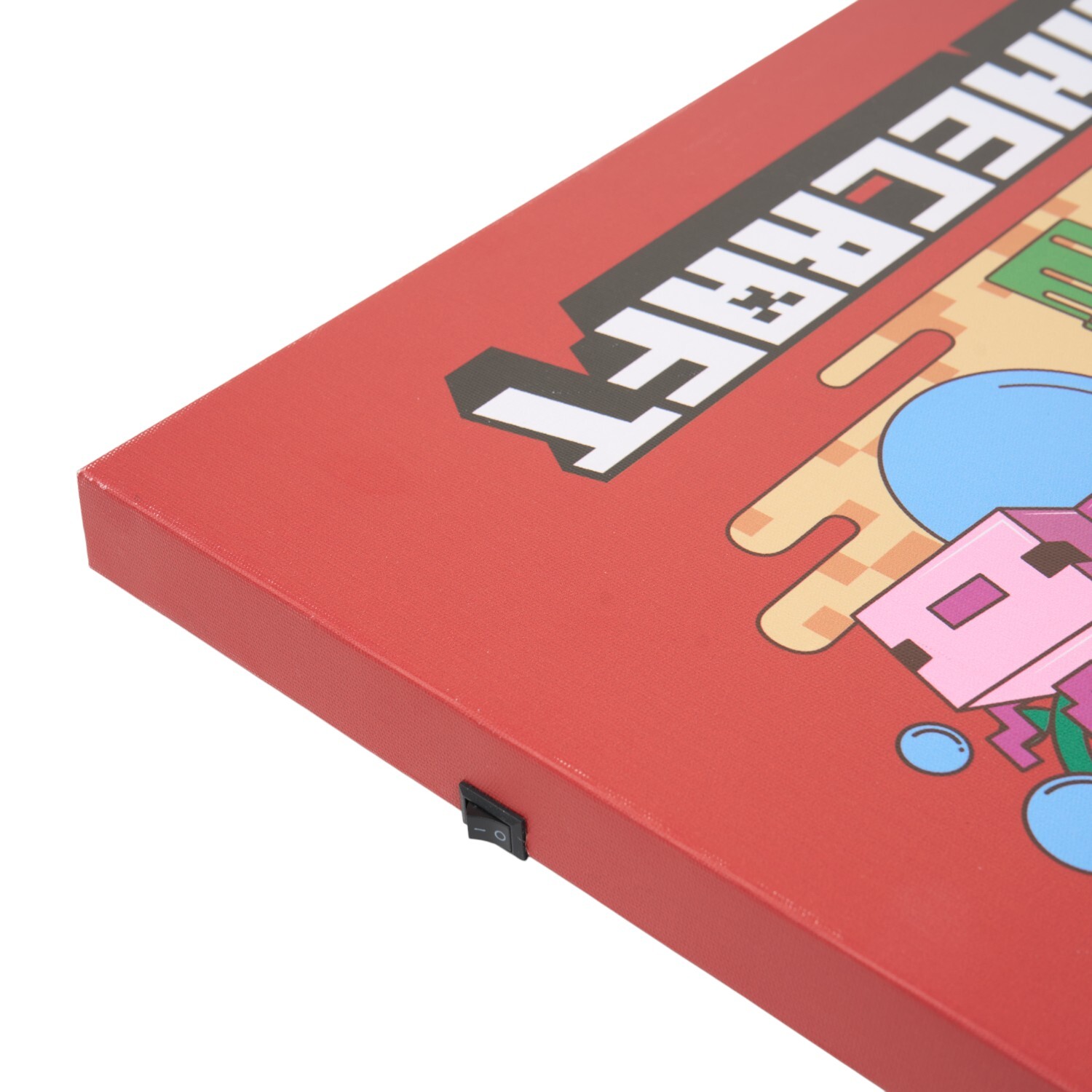 Light Up Minecraft Canvas Red Image 5