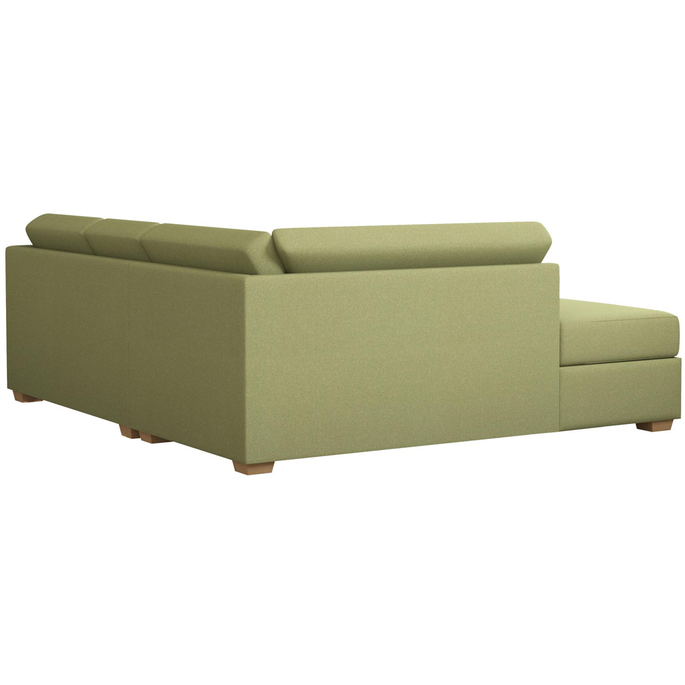 Modo 3 Seater Venice Olive Left Hand Fixed Back L-Shape Corner Sofa Image 5