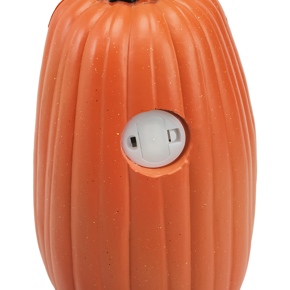 Living and Home Halloween Thin Pumpkin LED Lantern 34cm Image 6