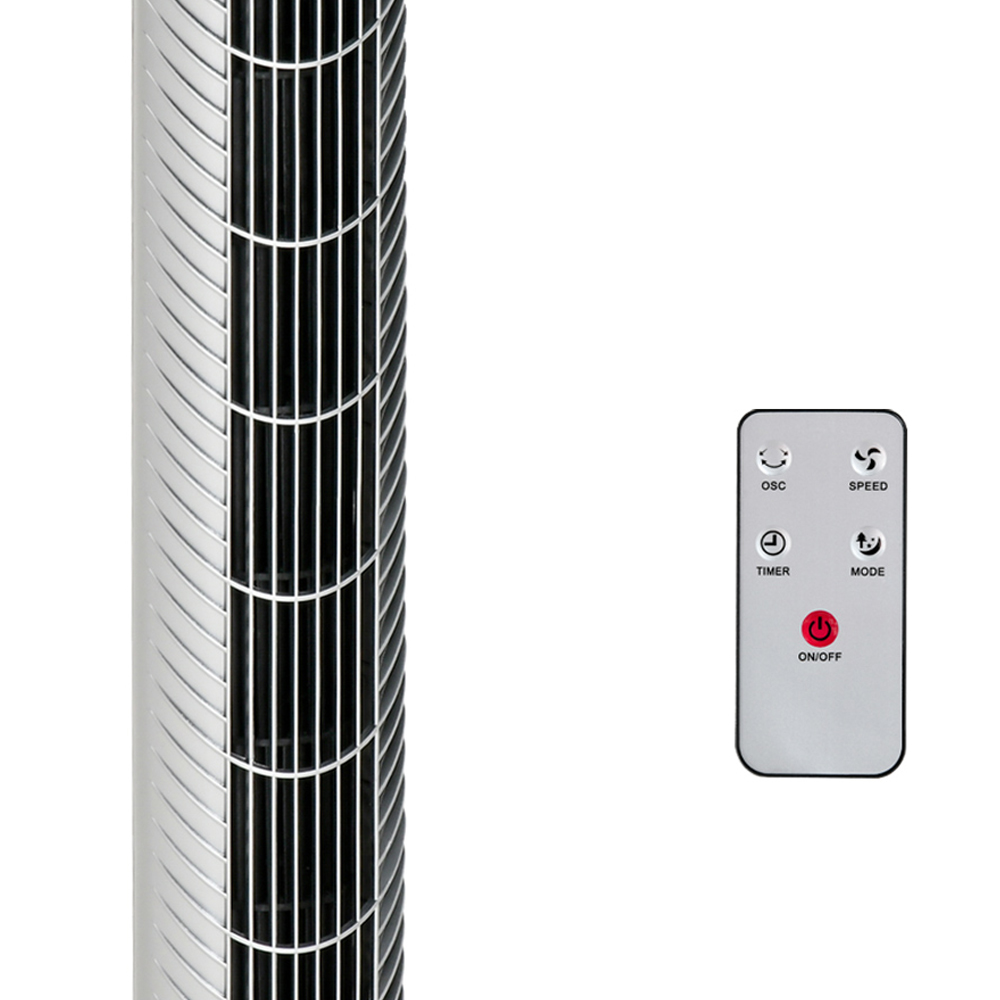 HOMCOM Silver Tower Fan 31 inch Image 3