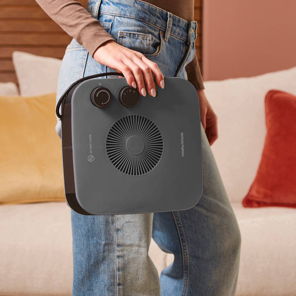 Morphy Richards Grey Flat Fan Heater 2000W Image 8