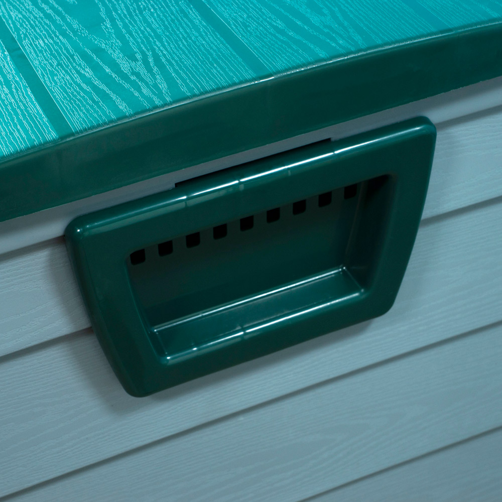 St Helens Wooden Panel Effect Outdoor Storage Box Image 5