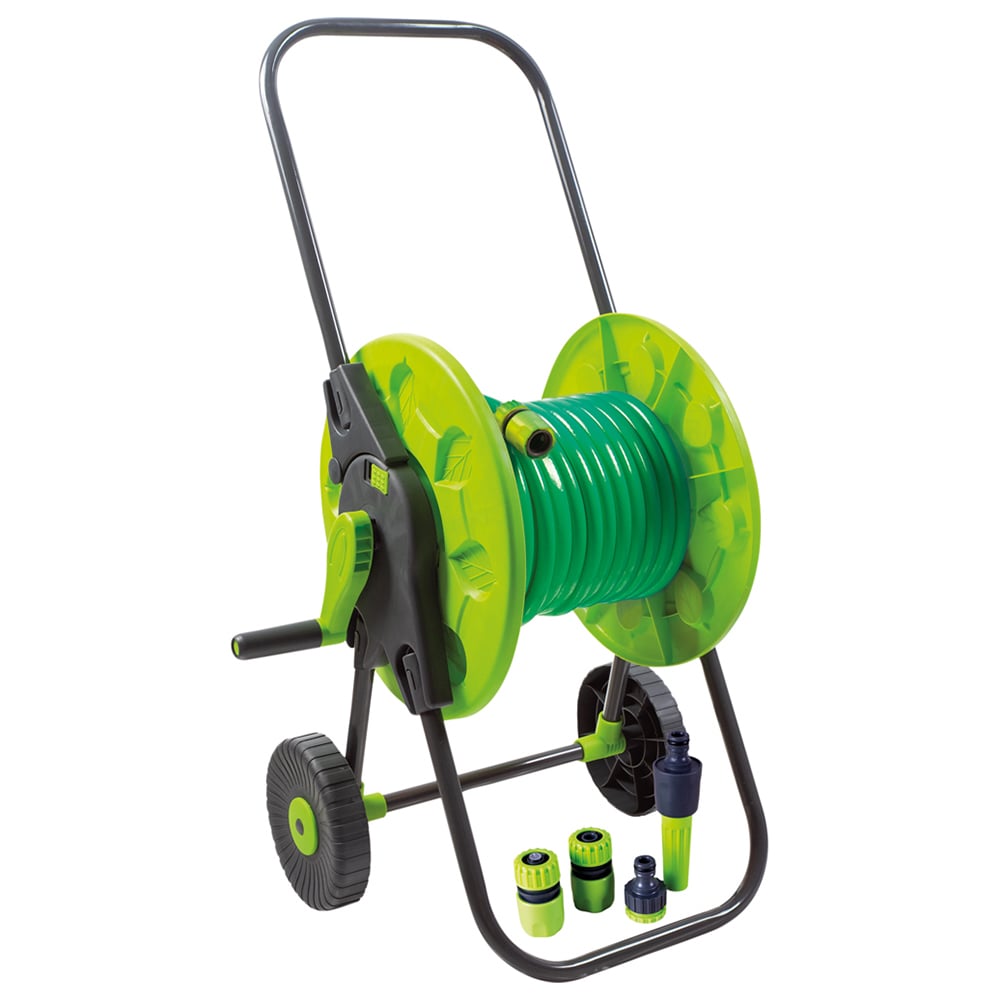 St Helens 30m Hose Cart with Wheels Image 1