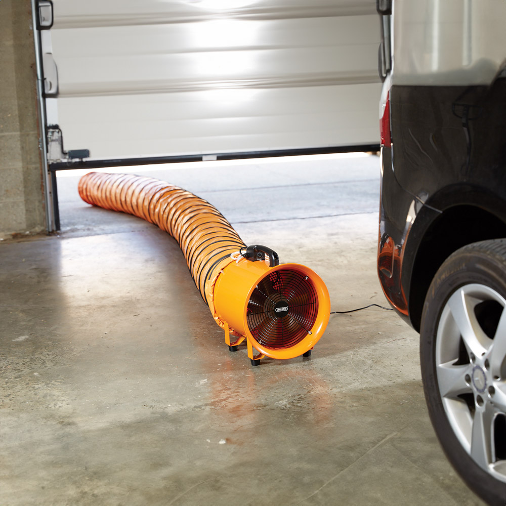 Draper Orange Air Mover Ventilator 12 inch Image 2
