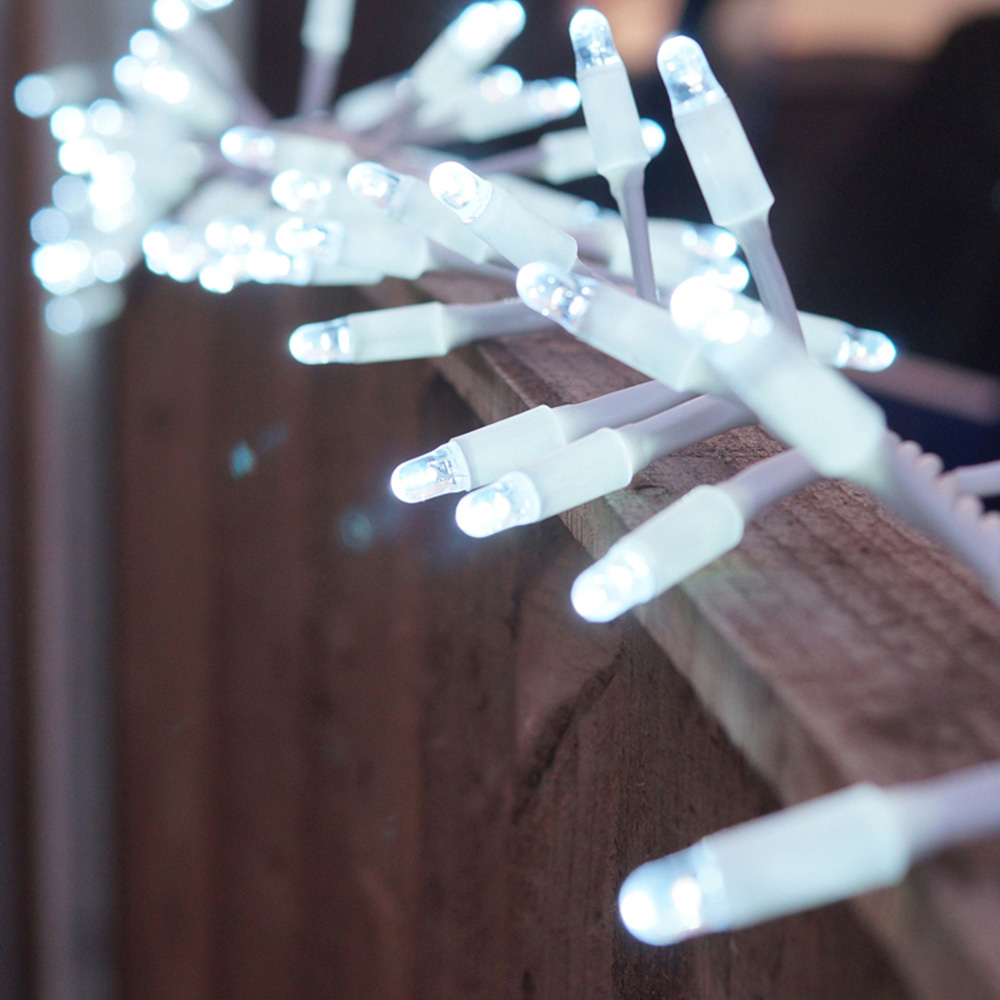 Eagle Connect 1000 Cool White LED White Cluster Light 20m Image 3