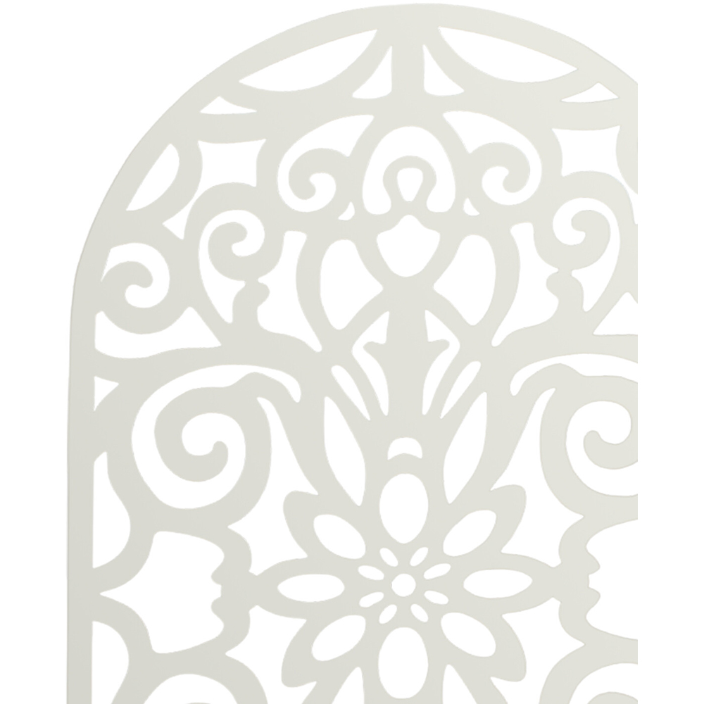 Arched Metal Indoor and Outdoor Wall Screen Neutral Image 3