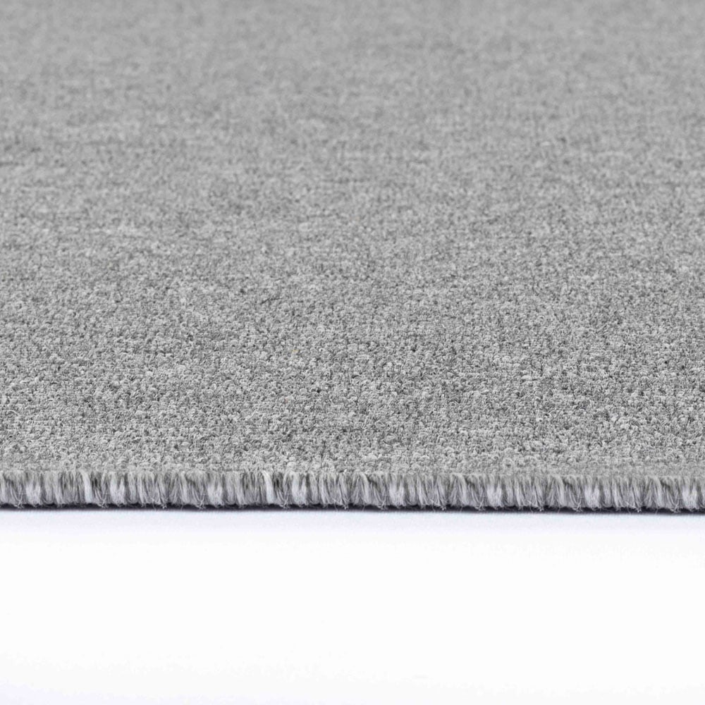 Desire Rugs Simple Silver Low Pile Felt Backing Tufted Rug 150 x 80cm Image 3