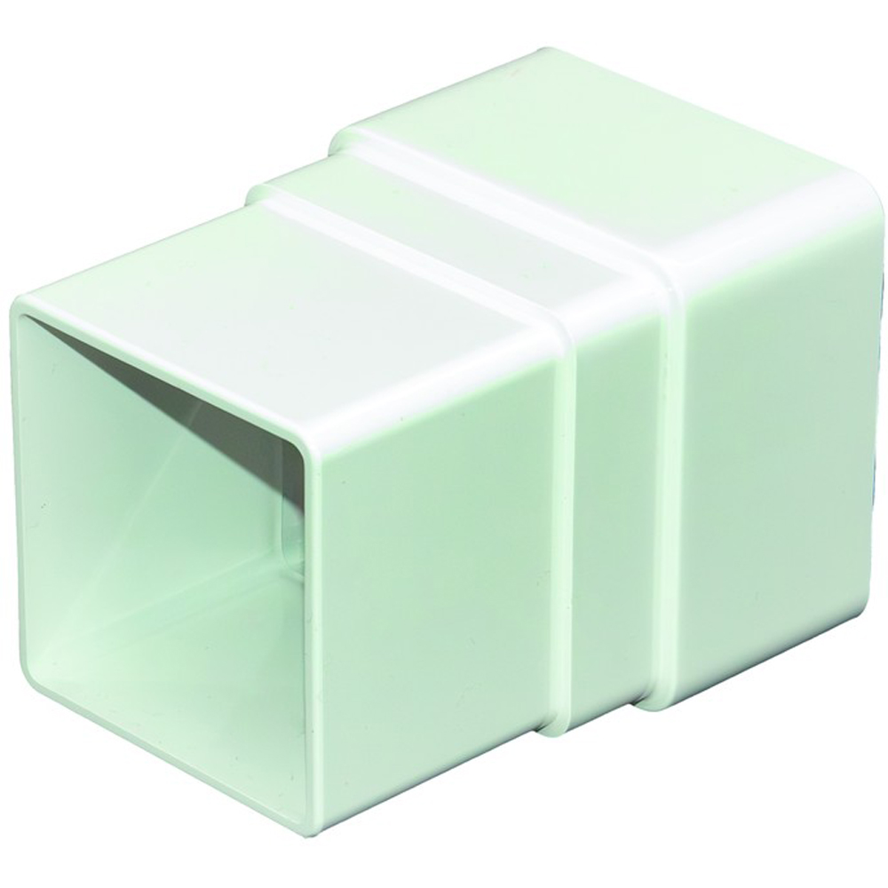 FloPlast Square Downpipe Socket White 65mm Image 3