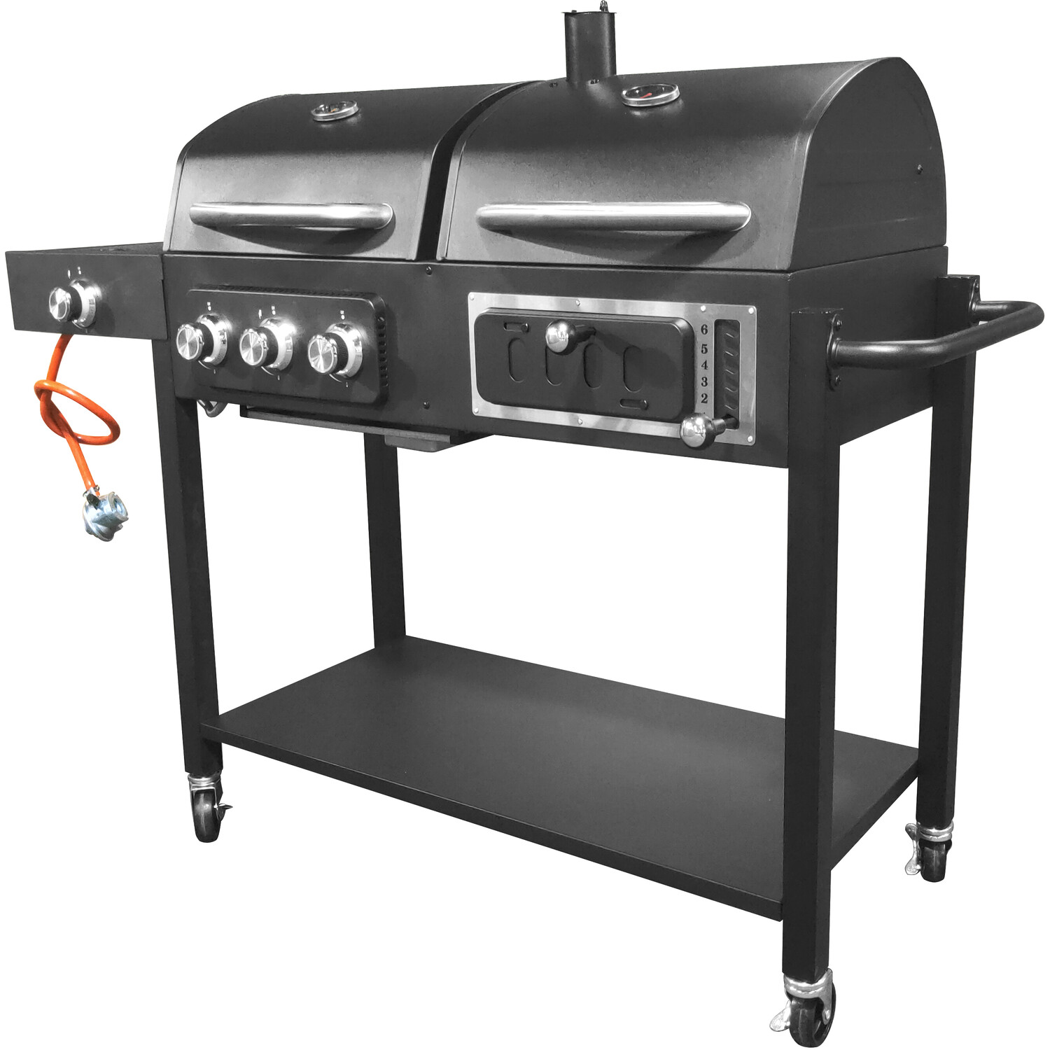 Columbus Dual Fuel BBQ - Black Image 2