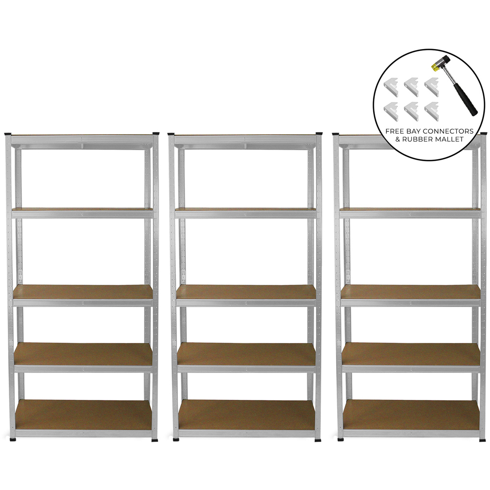 Monster Shop E-Rax Galvanised Racking Set of 3 Image 5